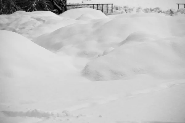 Χιόνι αφηρημένα σχήματα - υφή χιόνι — Φωτογραφία Αρχείου