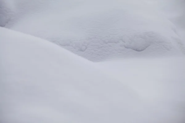 Formas abstratas de neve - textura de neve — Fotografia de Stock