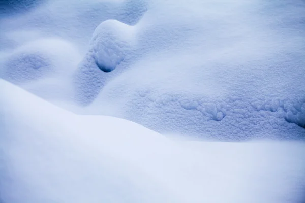 Formas abstratas de neve - textura de neve — Fotografia de Stock