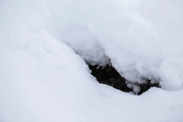 Abstrakta snö former - snö textur — Stockfoto