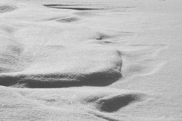 Χιόνι αφηρημένα σχήματα - υφή χιόνι — Φωτογραφία Αρχείου