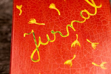 Boyalı, çok amaçlı ahşap küçük kutular 