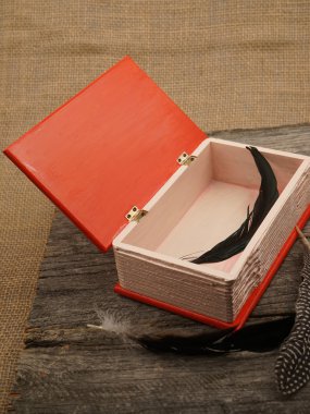 Boyalı, çok amaçlı ahşap küçük kutular 