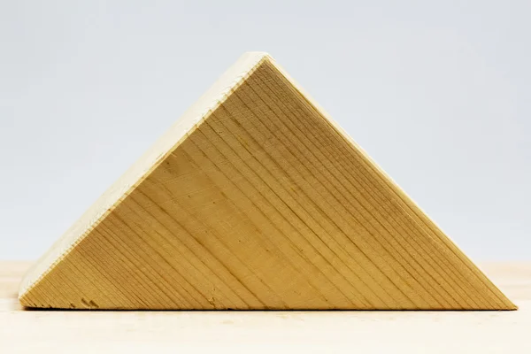 Wooden geometrical pieces - details and texture — Stock Photo, Image