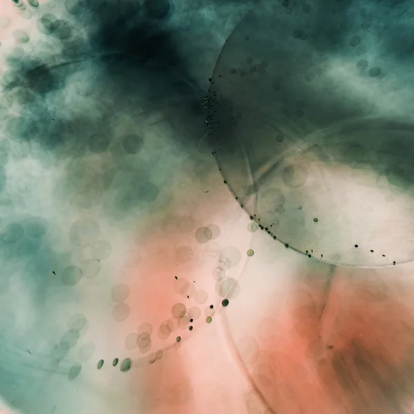 Абстрактні підводні ігри з бульбашками, кульками желе та світлом — стокове фото