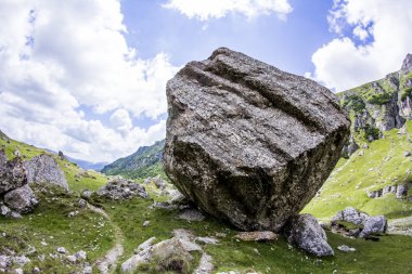 Landscape from Bucegi Mountains, part of Southern Carpathians in Romania clipart