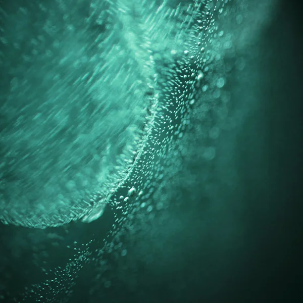 Abstrakt under vattnet spel med bubblor, gelé kulor och ljus — Stockfoto