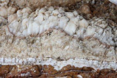 kayalar - doku ve Ege sahil katmanlardan