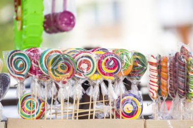 lolly çıkar, kurabiye, kek ve diğer tatlılar