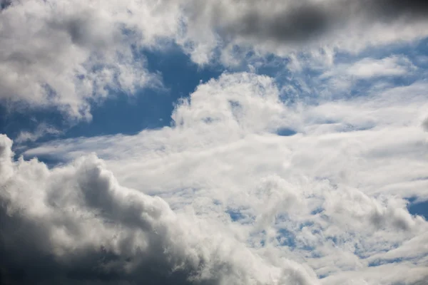 White and grey clouds — Stock Photo, Image