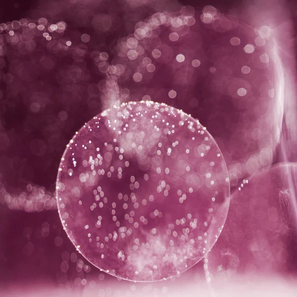泡沫、 果冻球和光的抽象水下游戏 — 图库照片