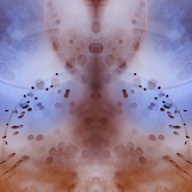 baloncuklar, jöle topları ile light soyut sualtı oyunları