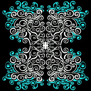 benzersiz, soyut desen. benzersiz çizim ve eskiz ile yapılan