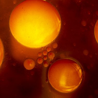 streszczenie, kolorowy kompozycja z oliwą, wodą i atrament