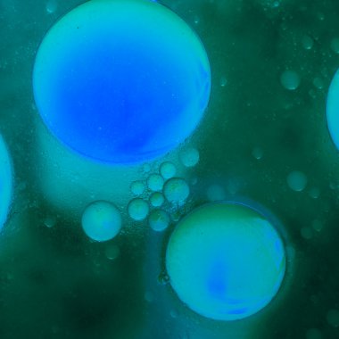 streszczenie, kolorowy kompozycja z oliwą, wodą i atrament