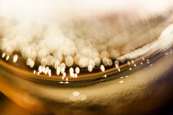 Abstracte onderwater spelletjes met bubbels en licht — Stockfoto