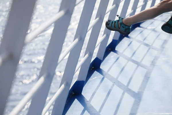 Details from the ferry boat on the sea — Stock Photo, Image