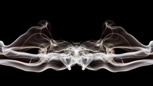 Composición abstracta y colorida con formas de humo —  Fotos de Stock