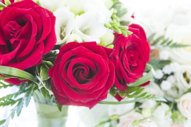 Bir düğün buket çiçek aranjman