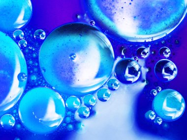 streszczenie, kolorowy kompozycja z oliwą, wodą i atrament