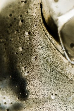 baloncuklar, çizgiler ve ışık soyut sualtı kompozisyonu