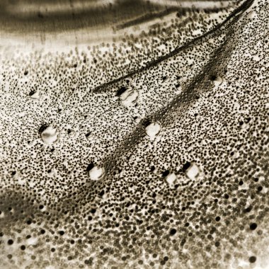 baloncuklar, çizgiler ve ışık soyut sualtı kompozisyonu