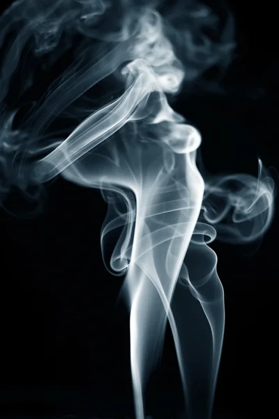 Абстрактная композиция с дымовыми формами — стоковое фото