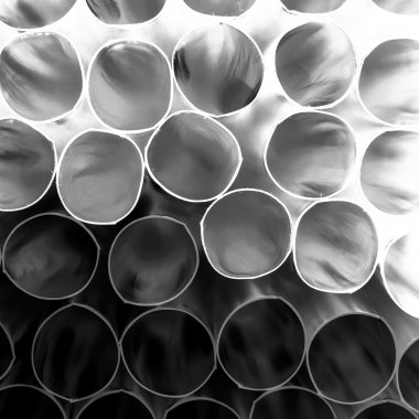 Kokteyl kamış ile soyut kompozisyon