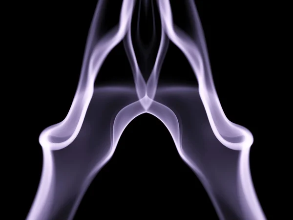 Abstract composition with smoke shapes — Stock Photo, Image