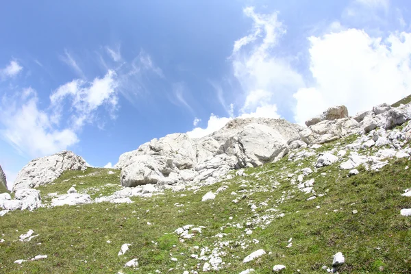 Paesaggio dai monti Bucegi, parte dei Carpazi meridionali in Romania — Foto Stock