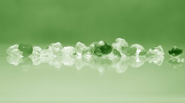 Soyut doku ve desenler yenilgileri ile kırık jöle topları