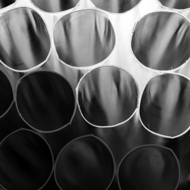 Kokteyl kamış ile soyut kompozisyon