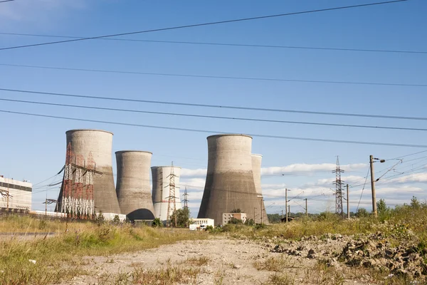 Elektrárna s podrobnostmi — Stock fotografie