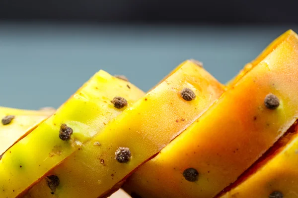 Cactus fruits slices - colors and textures — Stock Photo, Image