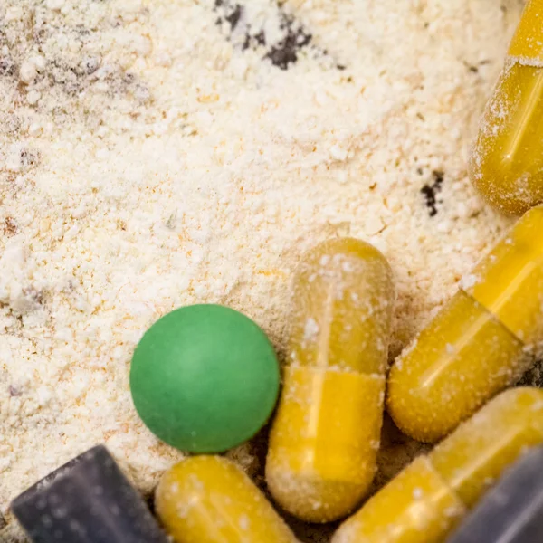 Composition with pills — Stock Photo, Image