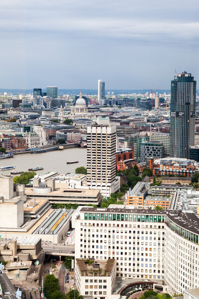 22.07.2015, LONDON, UK. Panoramic view of London from London Eye. Editorial photo