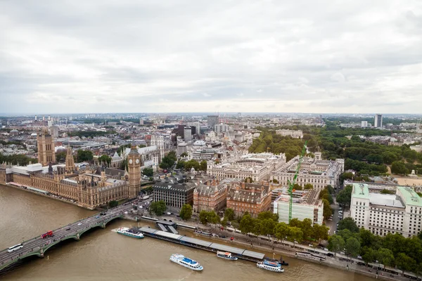 22.07.2015, Londra, İngiltere. Panoramik Londra London Eye'dan — Stok fotoğraf