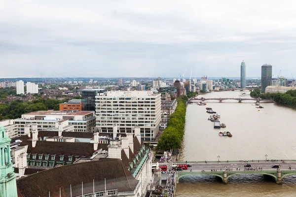 22.07.2015，伦敦，英国。从伦敦眼伦敦的全景视图 — 图库照片
