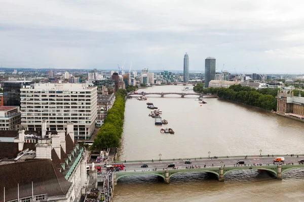 22.07.2015, LONDRES, RU. Vue panoramique de Londres depuis London Eye — Photo