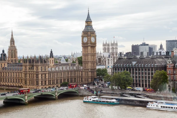 22.07.2015, LONDON, Reino Unido. Vista panorâmica de Londres a partir de London Eye — Fotografia de Stock