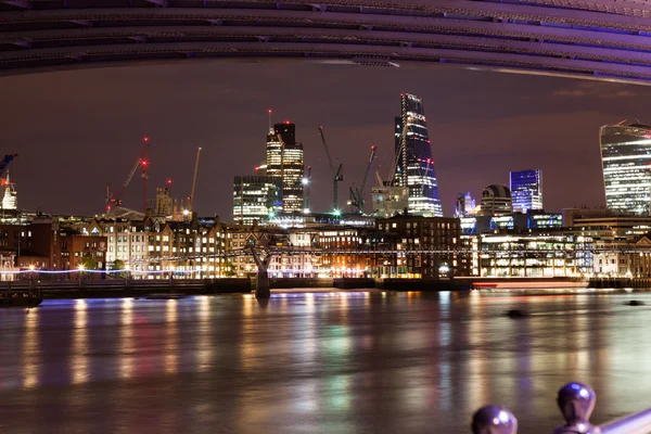 Londra notti dai moli — Foto Stock