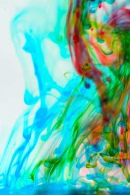 Mürekkep ile soyut kompozisyon. Güzel arka plan, doku ve renk