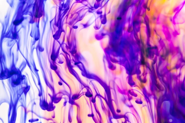 Abstract composition with ink and small bubbles. Beautiful background, texture and colors — Stock Photo, Image