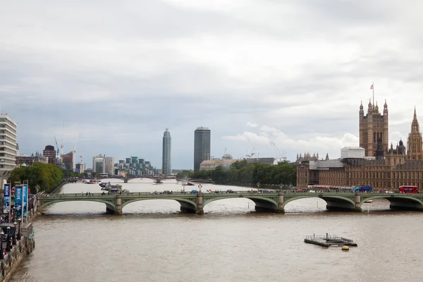 22.07.2015, Londra, İngiltere. Panoramik Londra London Eye'dan — Stok fotoğraf
