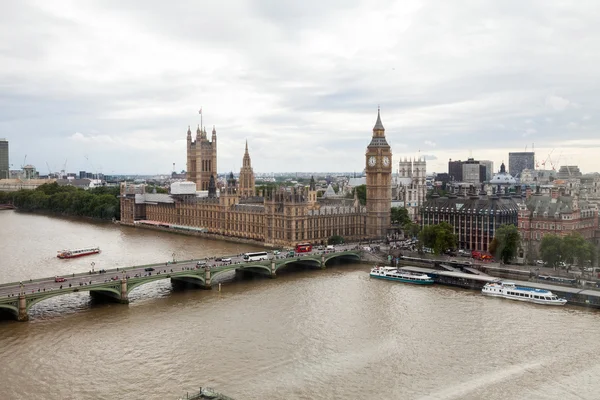 22.07.2015, LONDON, UK. Panoramic view of London from London Eye Royalty Free Stock Images