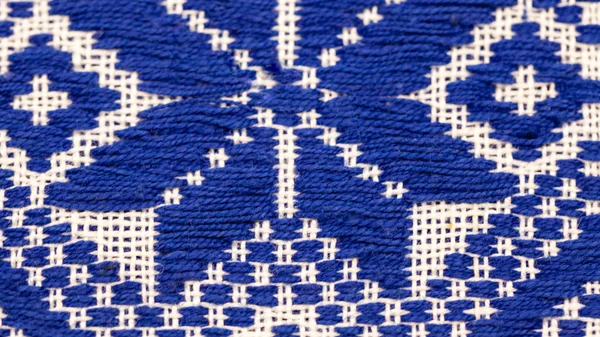 Blusa Tradicional Romena Texturas Motivos Tradicionais Texturas Vintage — Fotografia de Stock