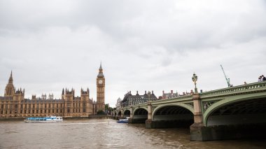 22.07.2015, Londra, İngiltere. Panoramik Londra London Eye'dan