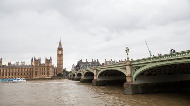 22.07.2015, Londra, İngiltere. Panoramik Londra London Eye'dan