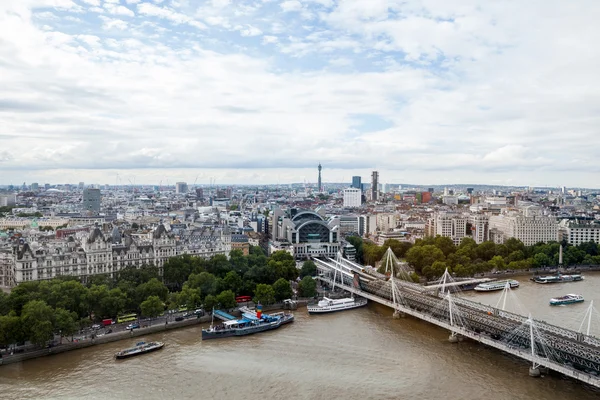 22.07.2015，伦敦，英国。从伦敦眼伦敦的全景视图 — 图库照片