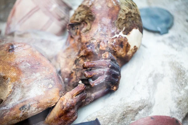 29. 07. 2015, LONDRES, Reino Unido, Hombre Gebelein - una de las momias mejor conservadas del Egipto Predinástico en el Museo Británico — Foto de Stock